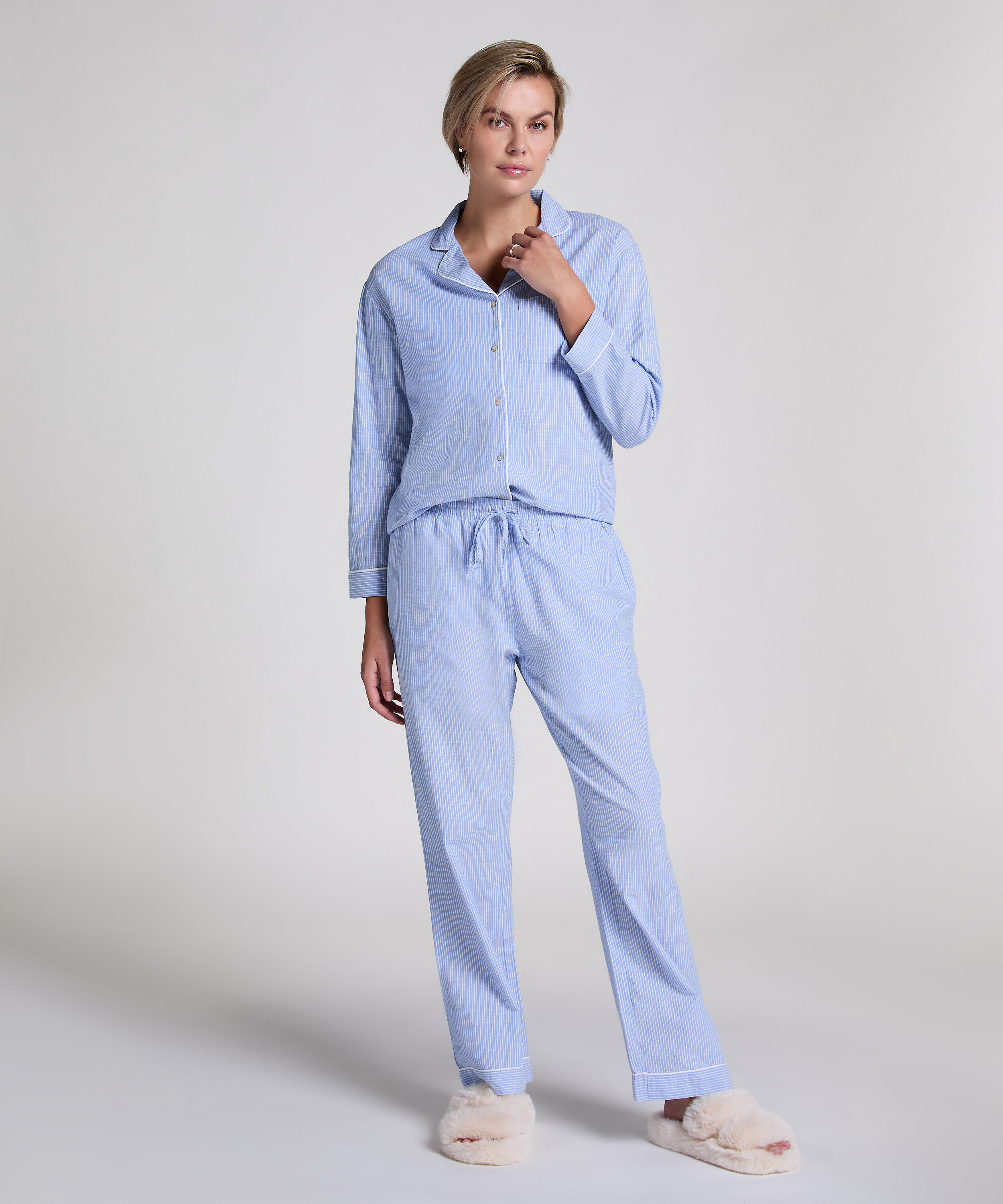 Petite Pantalon de pyjama en Coton, Bleu