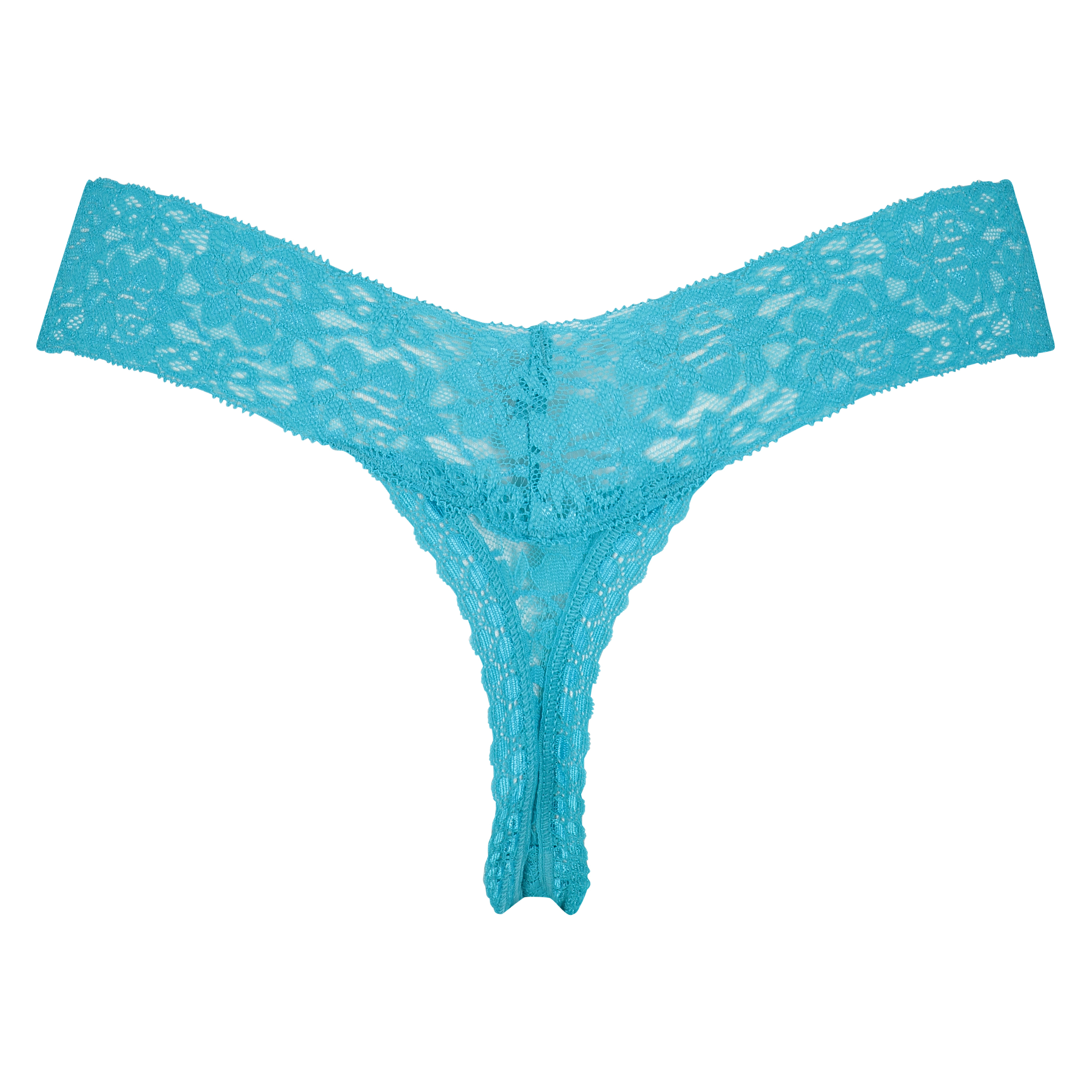 String dentelle florale, Bleu, main