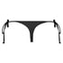 Bas de bikini string Sunset Dream, Noir