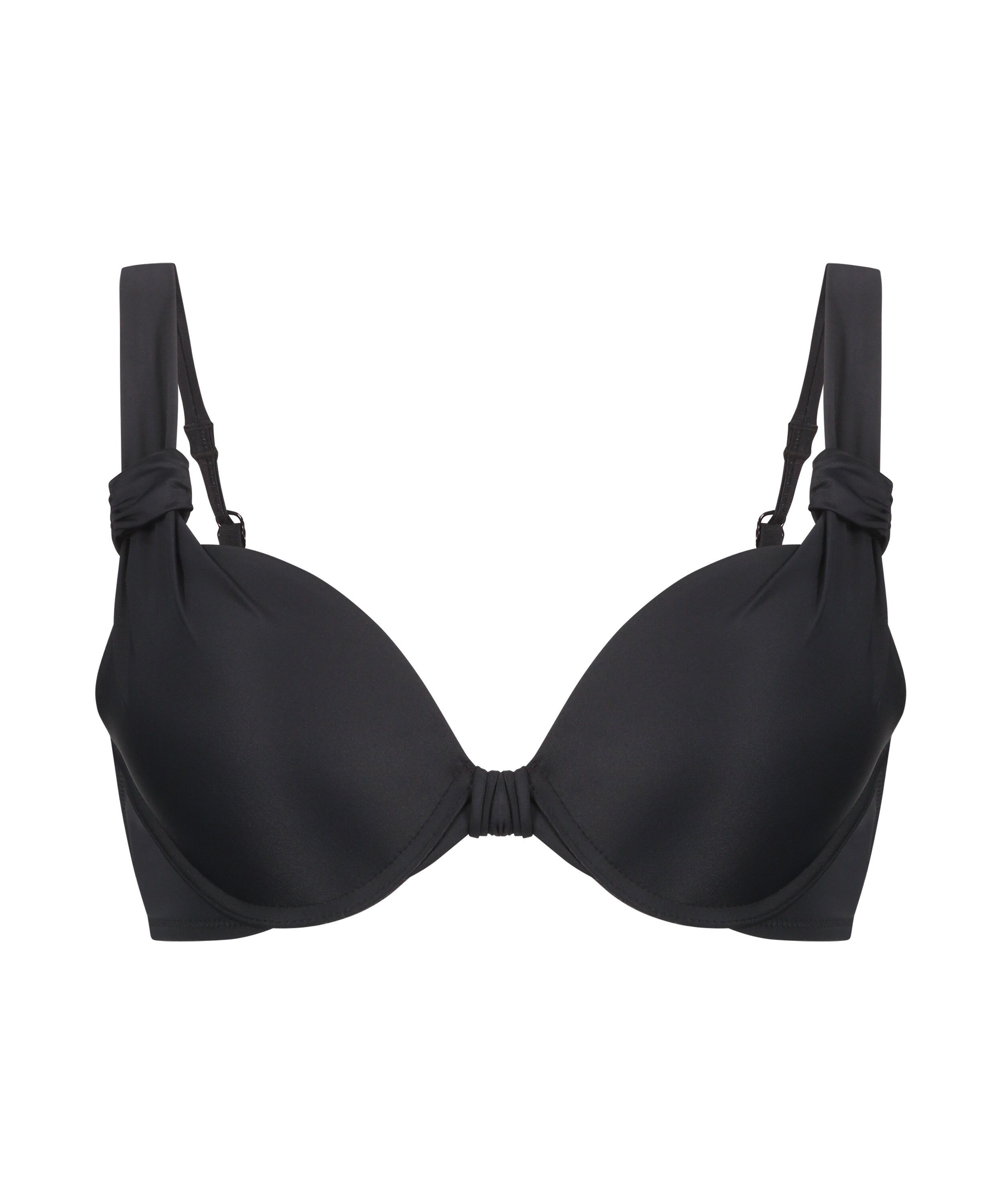 Haut de bikini push-up Luxe Taille A - E, Noir