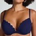 Haut de bikini &agrave; armatures &agrave; effet push-up pr&eacute;form&eacute; Scallop Taille A - E, Bleu