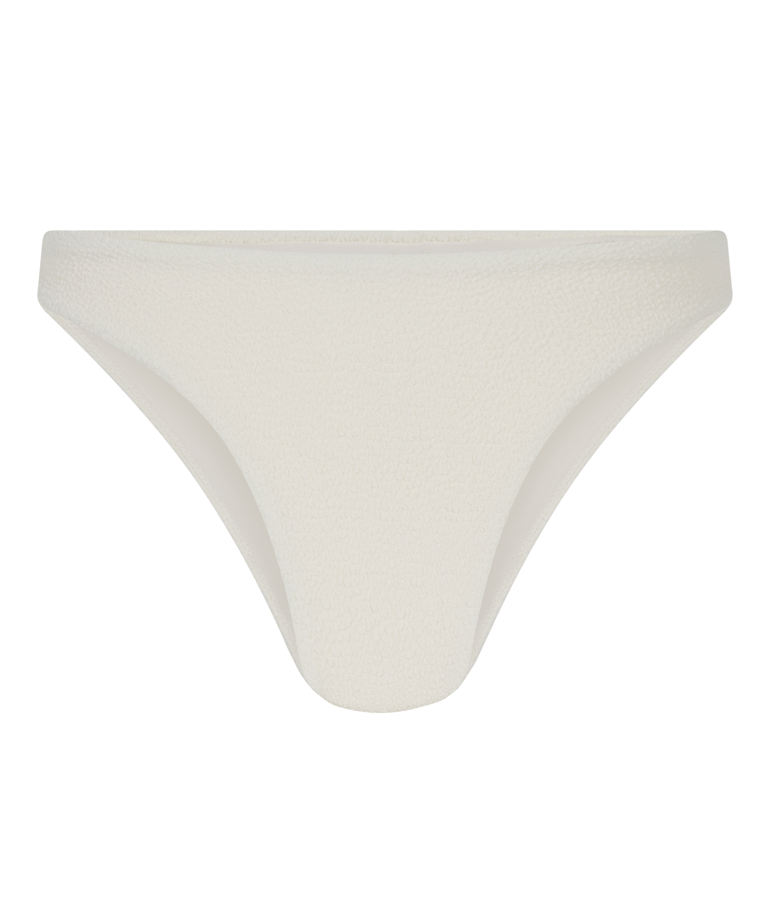 Bas de bikini échancré Cabo, Blanc, main