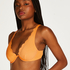 Haut de bikini à armatures non rembourré Scallop, Orange