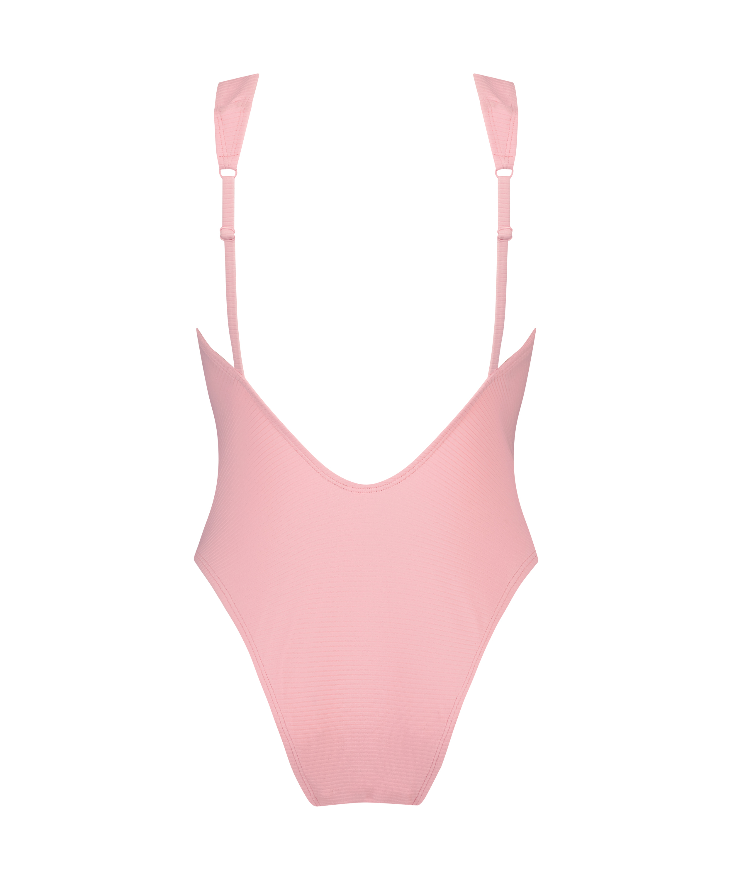 Maillot de bain haut Texture, Rose, main