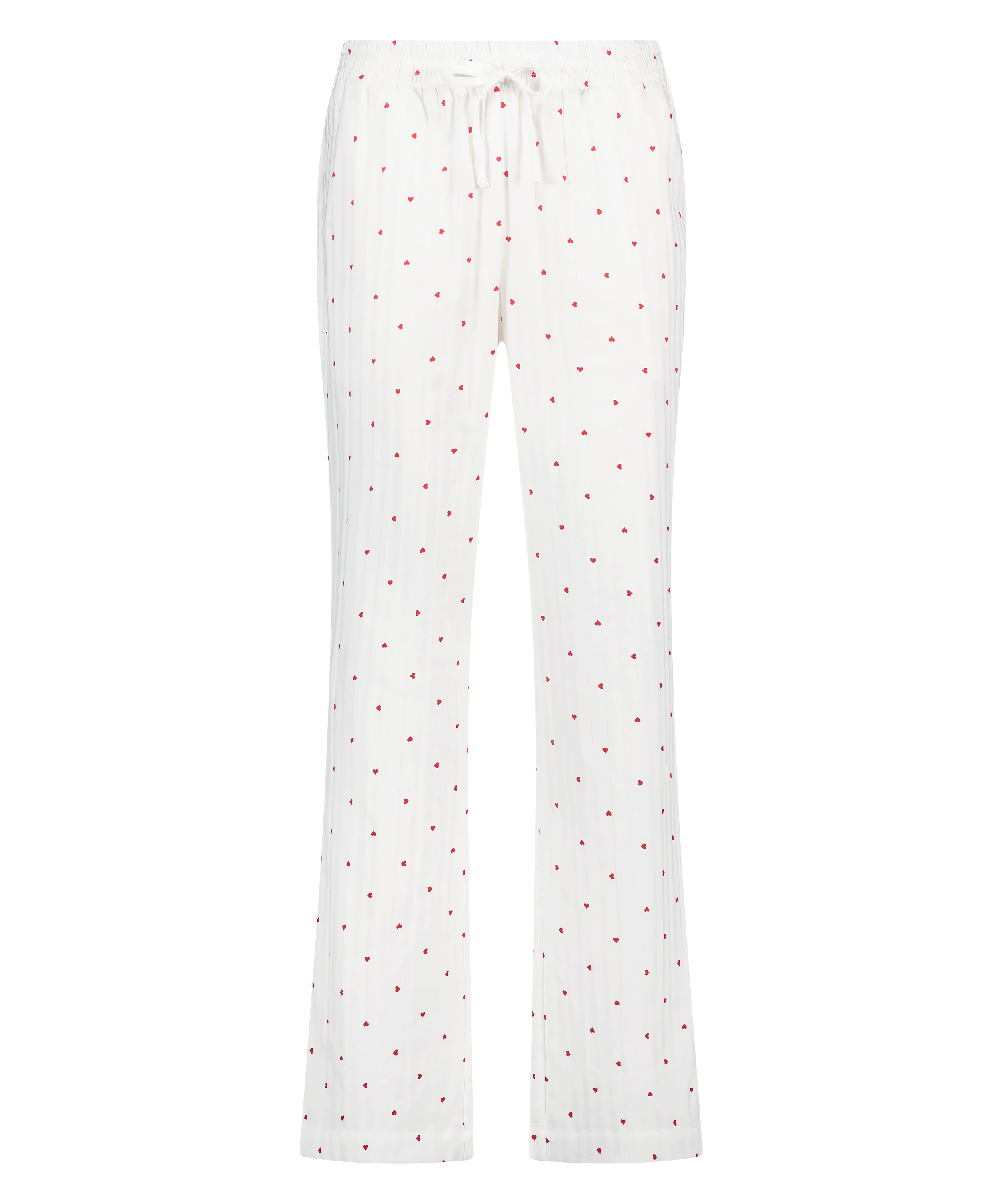 Pantalon de pyjama Jacquard Hearts, Blanc, main