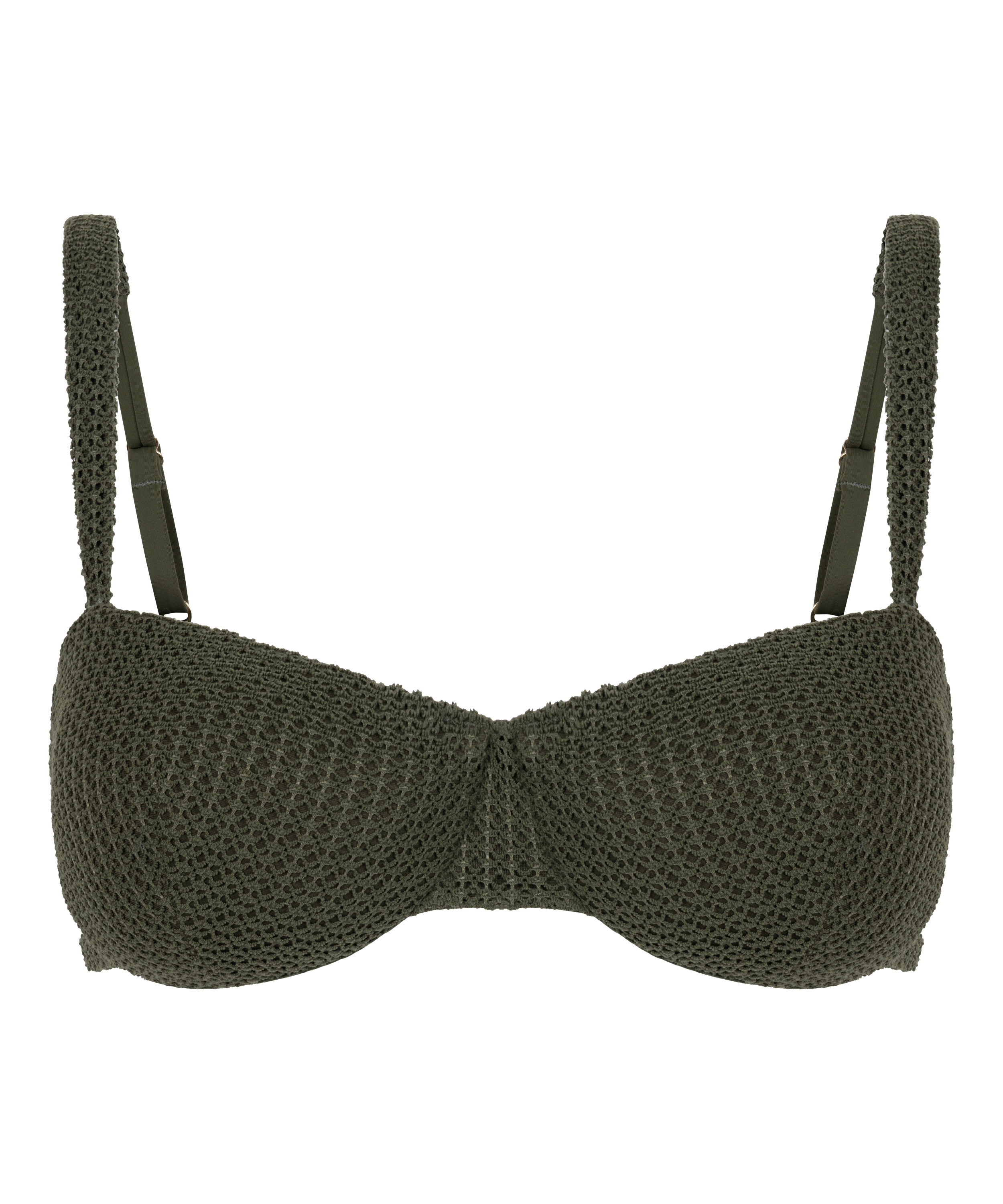 Haut de bikini à armatures non rembourré Cairo, Vert, main