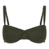 Haut de bikini à armatures non rembourré Cairo, Vert