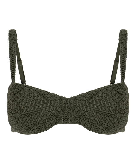 Haut de bikini à armatures non rembourré Cairo, Vert