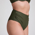 Bas de bikini taille haute Cheeky shaping Luna, Vert