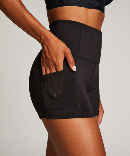 HKMX Short taille haute Oh My Squat, Noir
