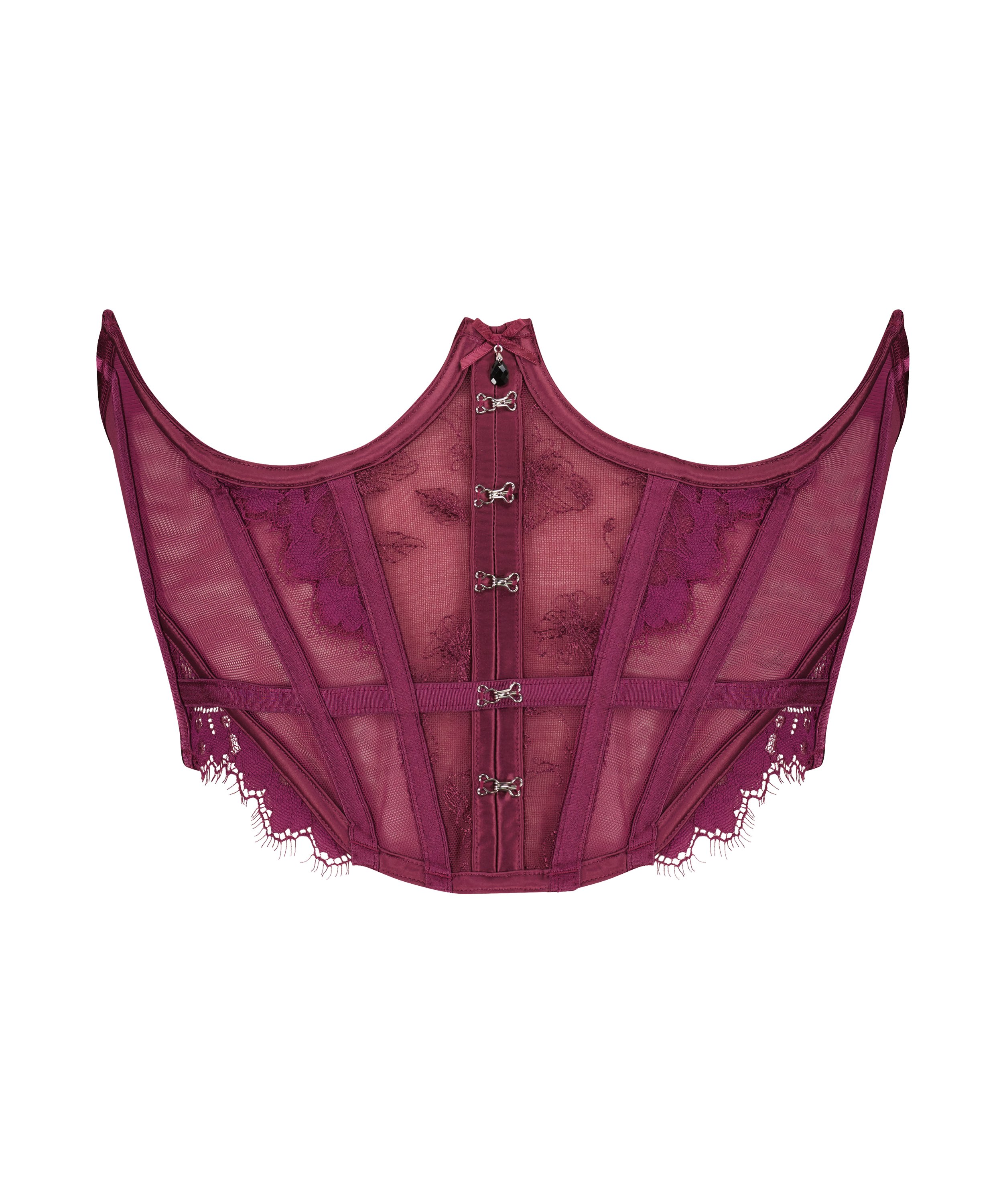 Bustier sans bonnet Sia, Violet, main