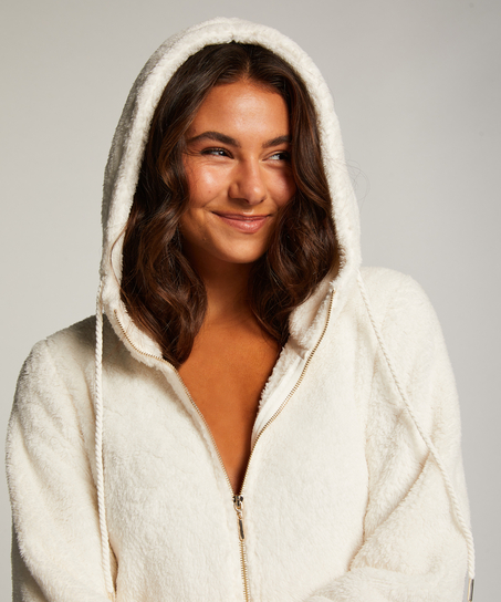Combinaison Fleece, Blanc