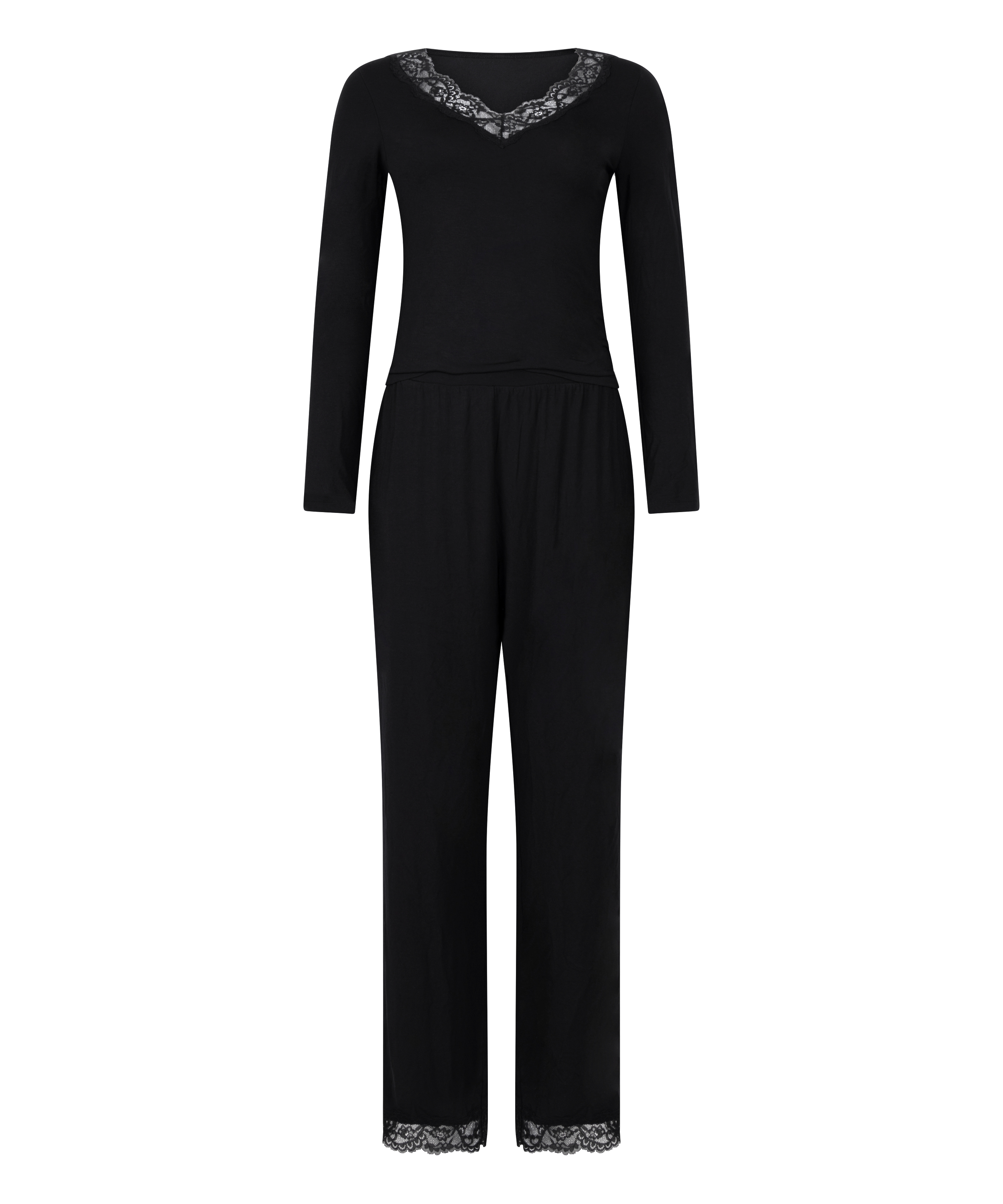 Ensemble de pyjama, Noir, main