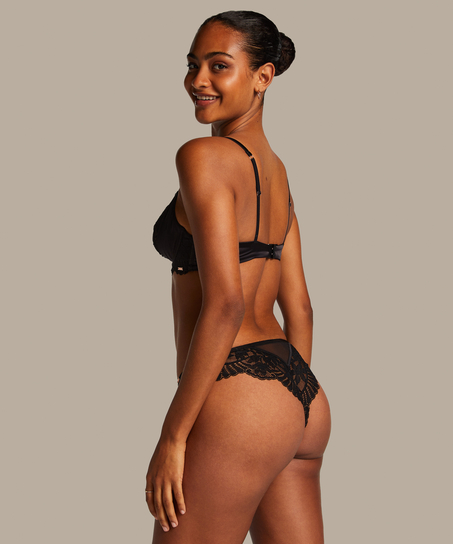 Soutien-gorge à armatures non-préformé Almendra, Noir