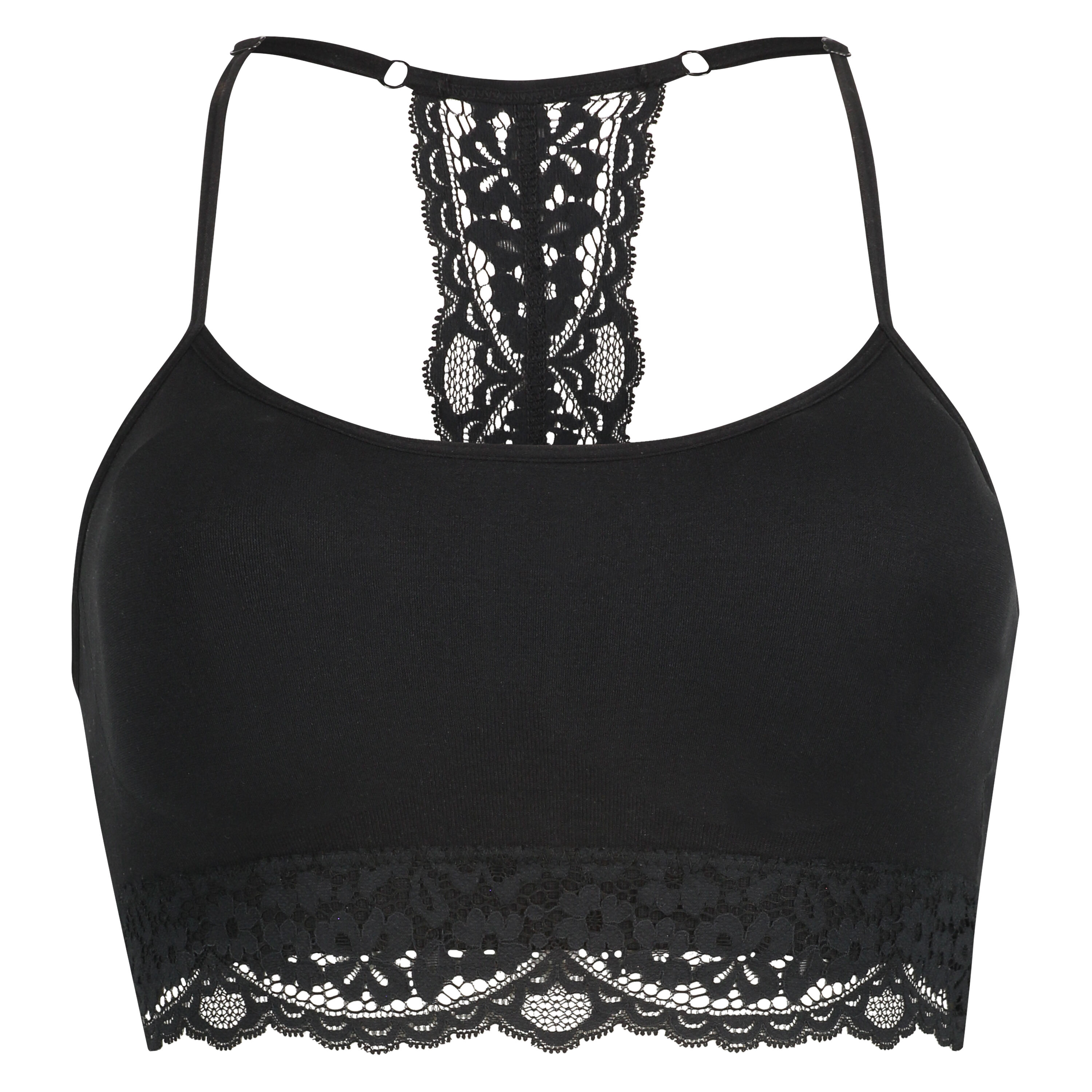 Brassi&egrave;re sans couture Rose, Noir