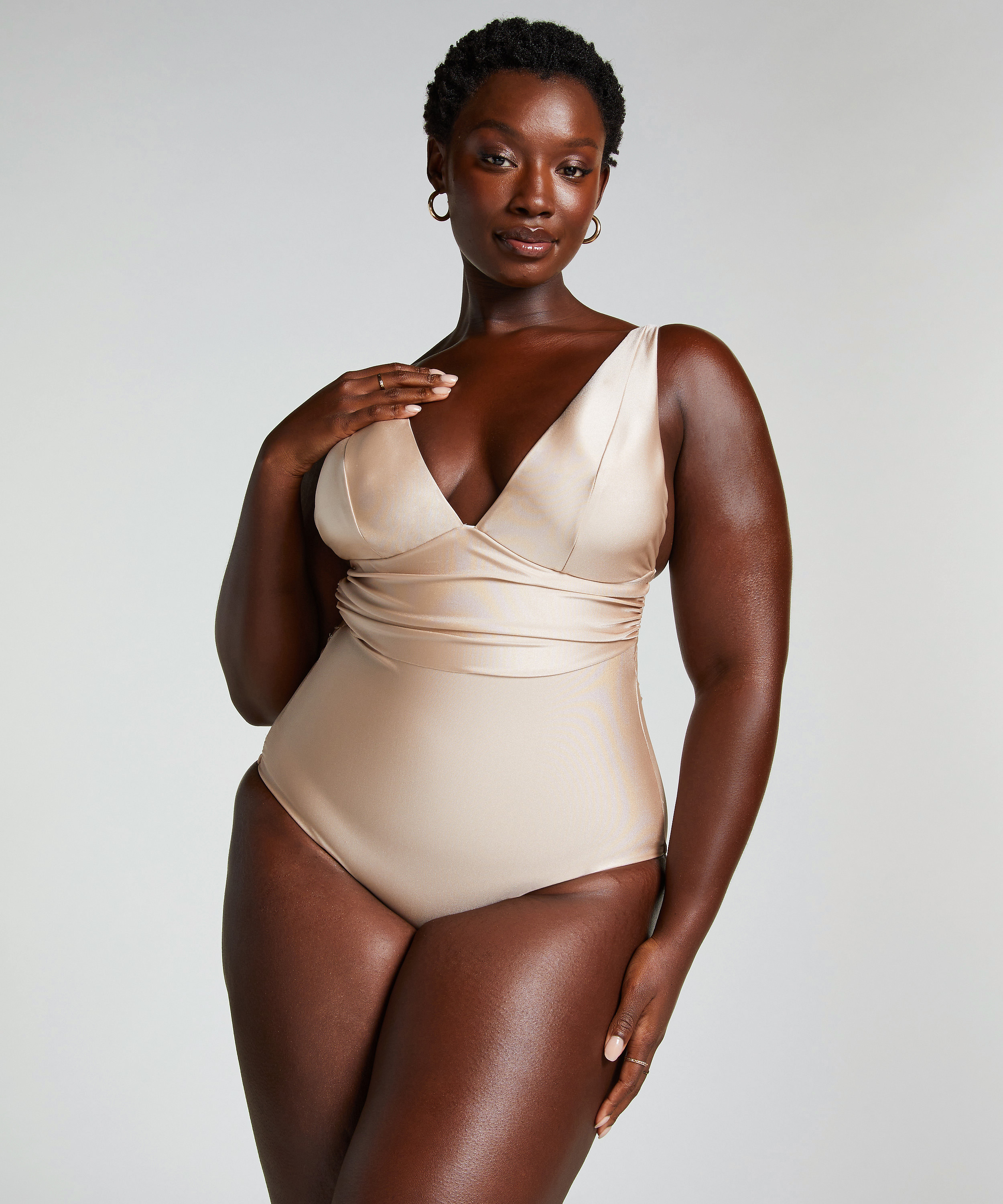 Maillot de bain Shaping Luxe, Beige, main