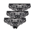 Lot de 3 slips brésiliens Chelsea, Noir
