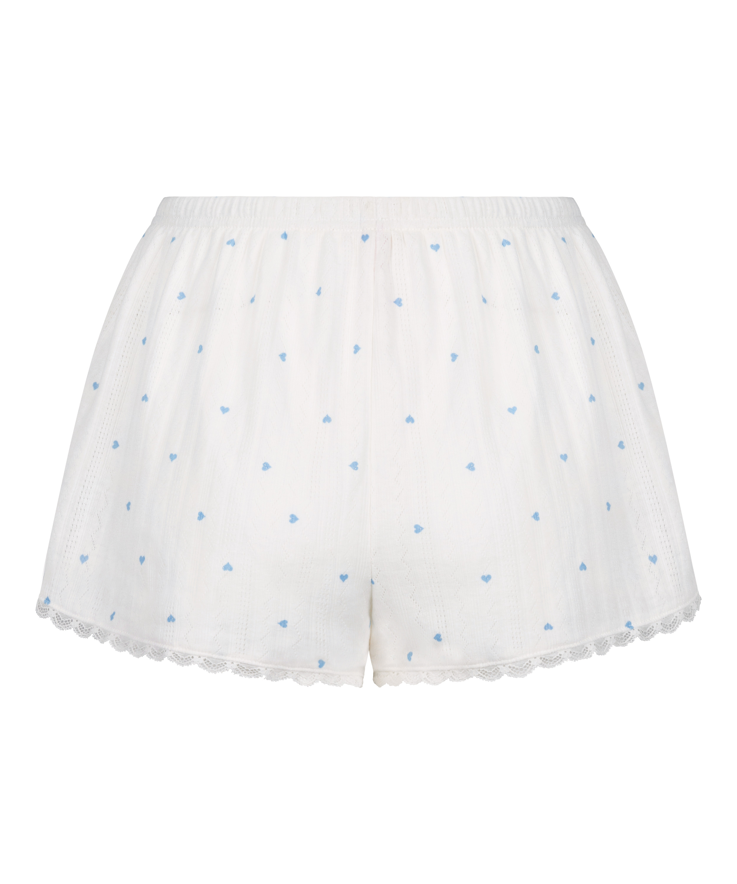 Short de pyjama Pointelle, Bleu, main