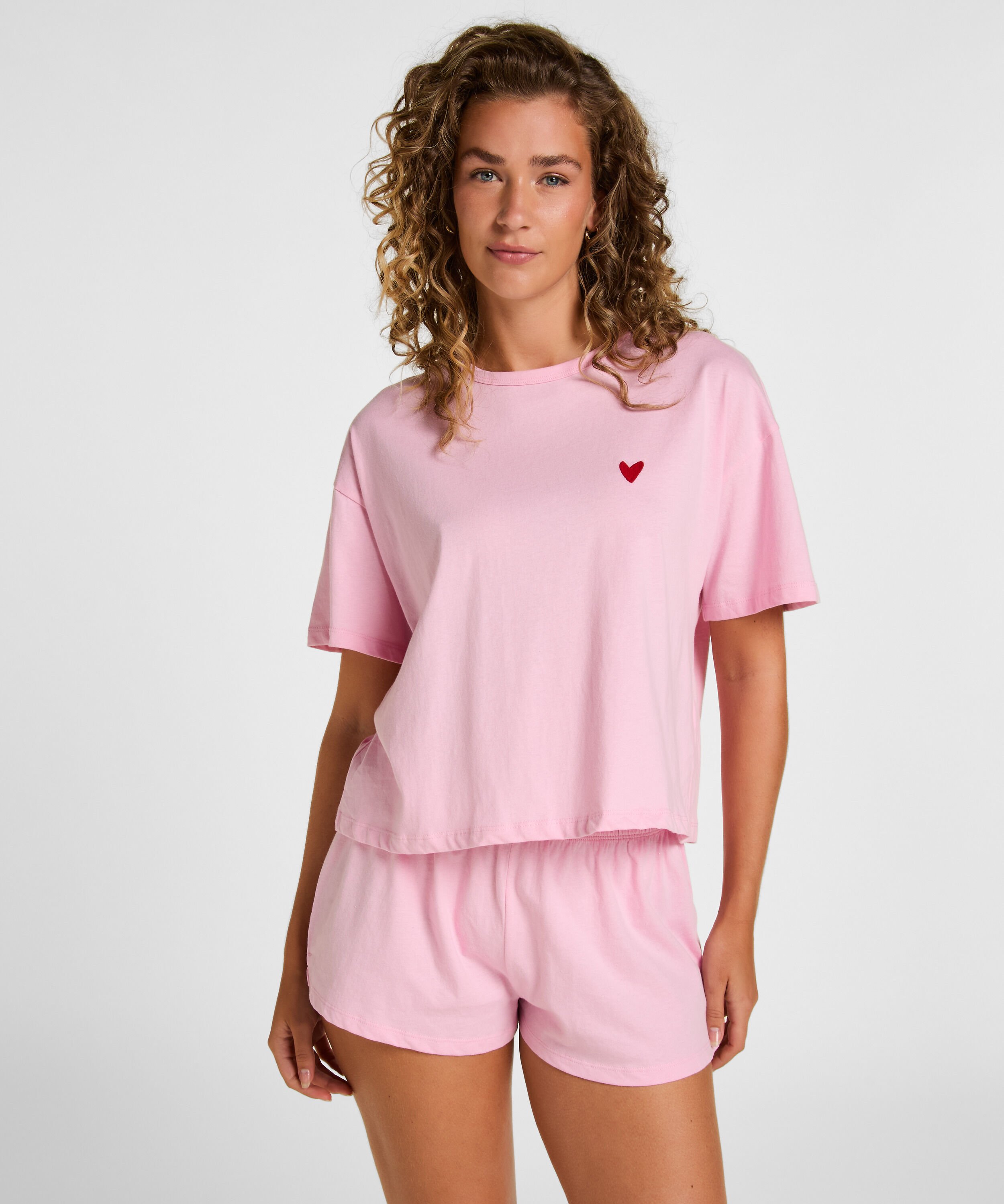 Pyjama en Coton, Rose Pyjama en Coton, Rose