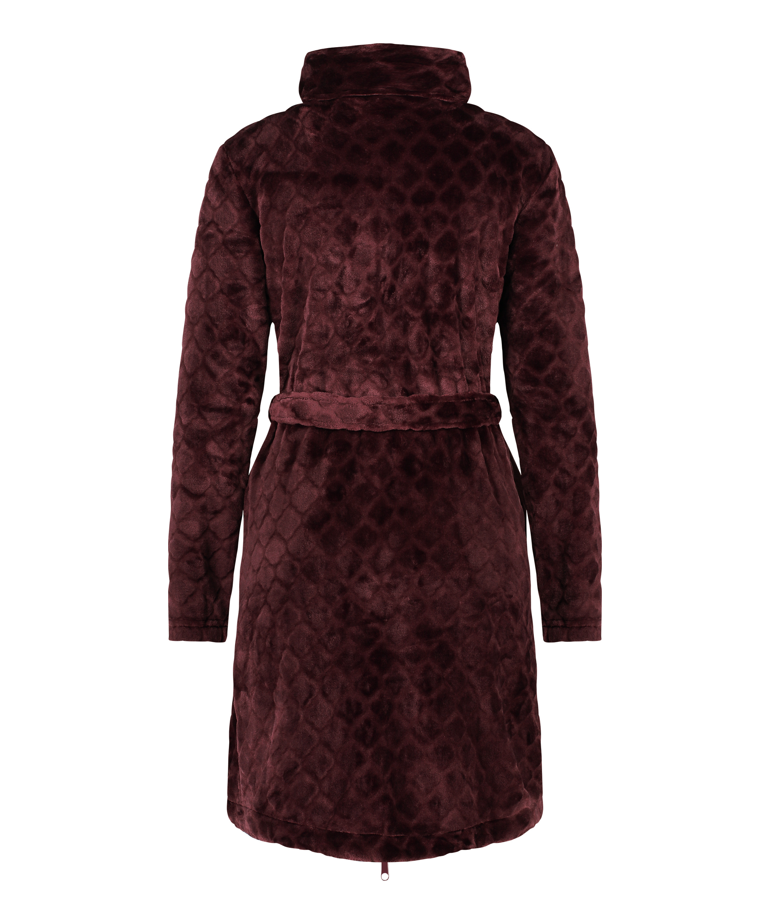 Peignoir Zip Fleece, Violet, main