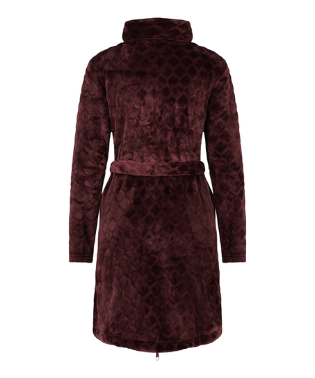 Peignoir Zip Fleece, Violet