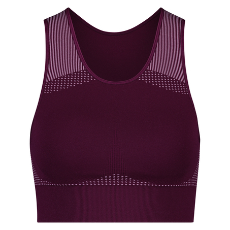 Soutien-gorge de sport HKMX Highneck Level 2, Violet