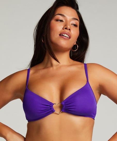 Haut de bikini court Eclipse, Violet