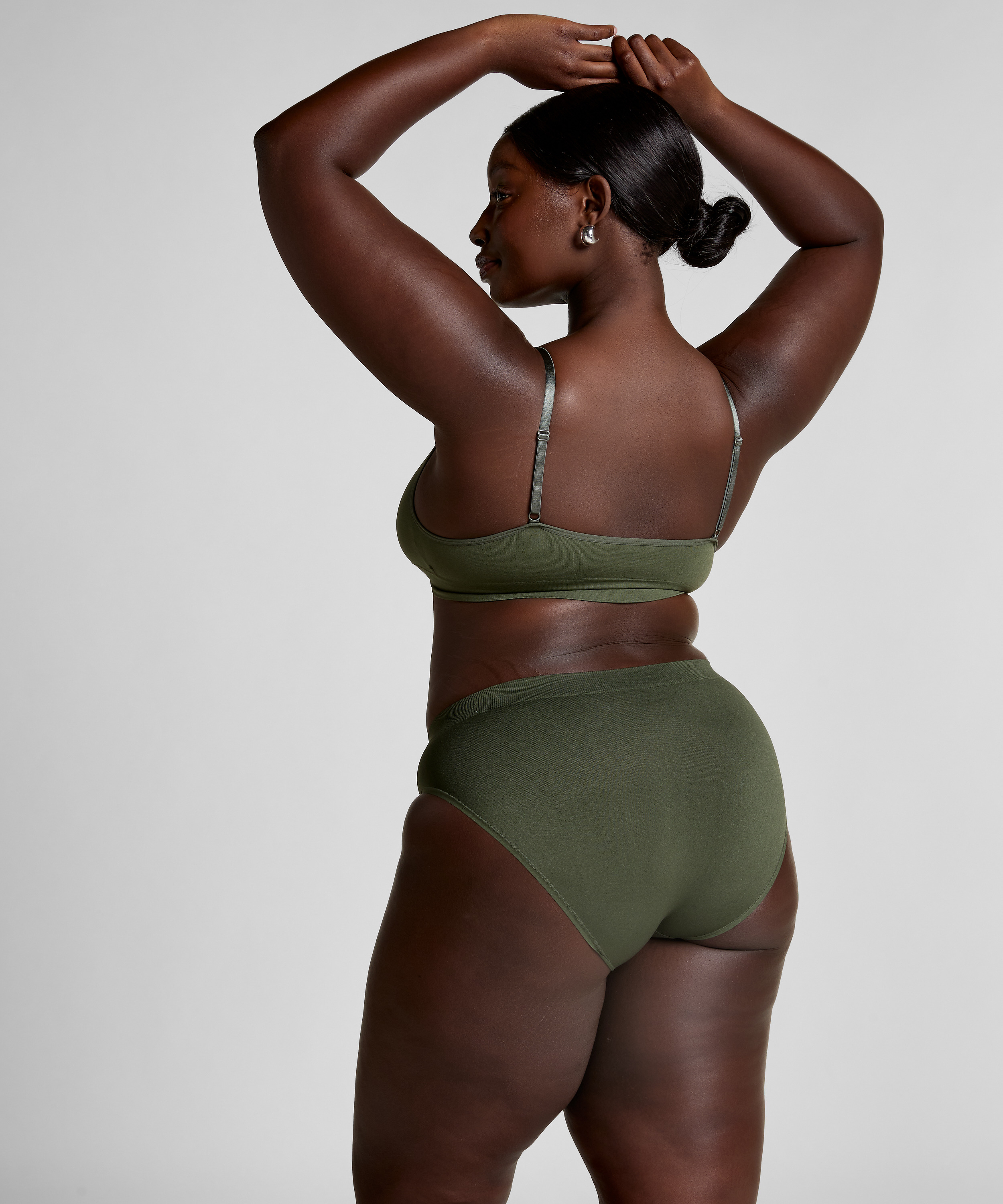 Culotte haute Dide, Vert, main