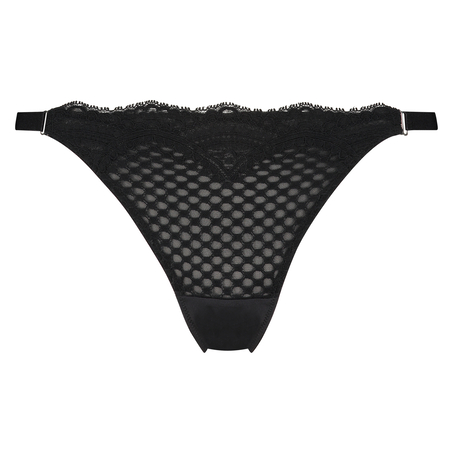 Tanga string Duckie, Noir