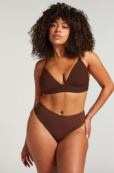 Hunkemöller String Smooth marron