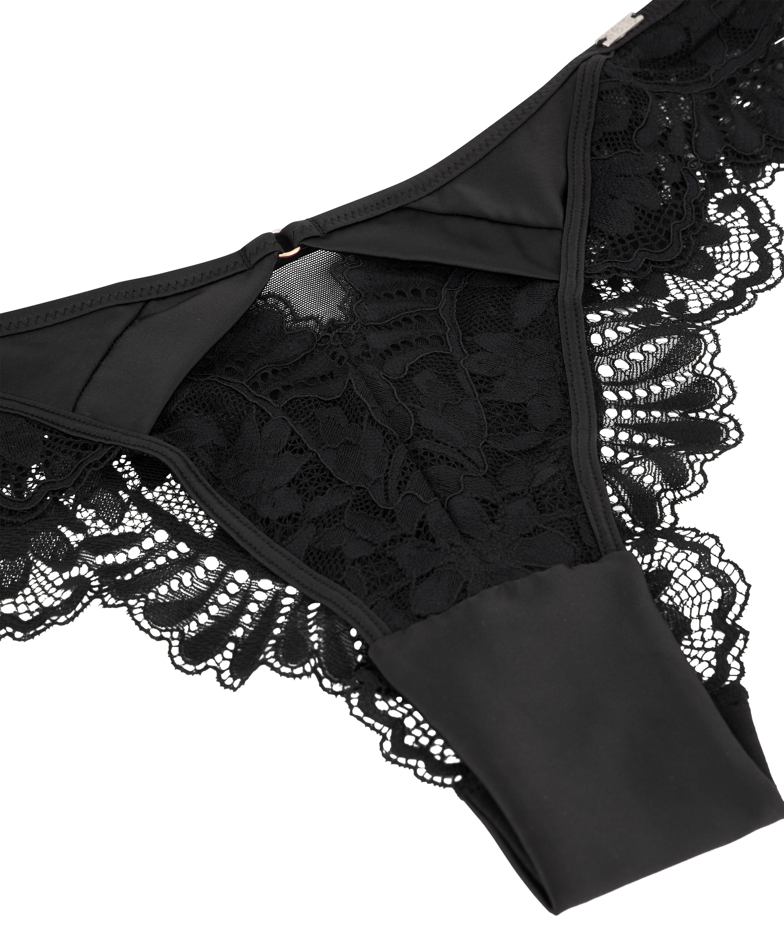 Slip brésilien Almendra, Noir, main