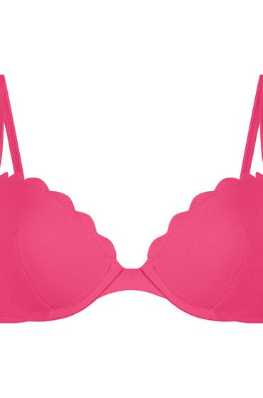 Hunkemöller Haut de bikini preforme a armatures Scallop Rose