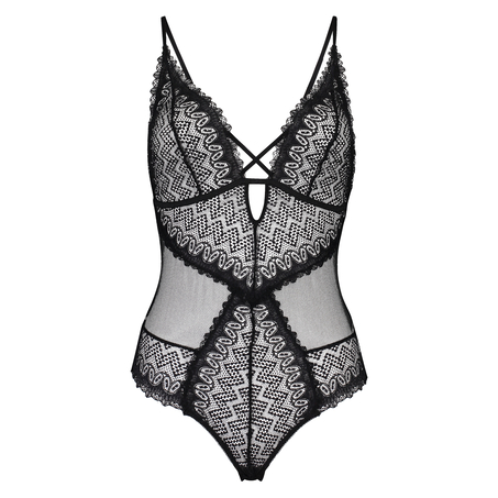 Body Géo Lace, Noir