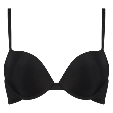 Soutien-gorge à armatures préformé push-up, Noir