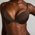 Soutien-gorge &agrave; armatures pr&eacute;form&eacute; push-up Smooth, Marron