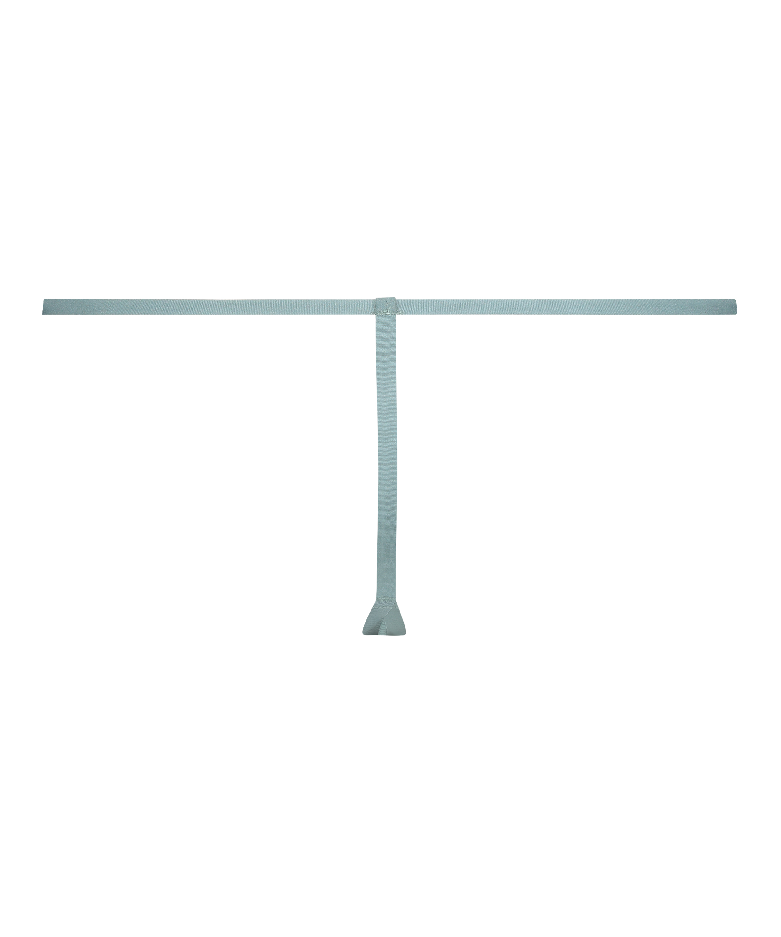 String Invisible Maille à rayures, Gris, main