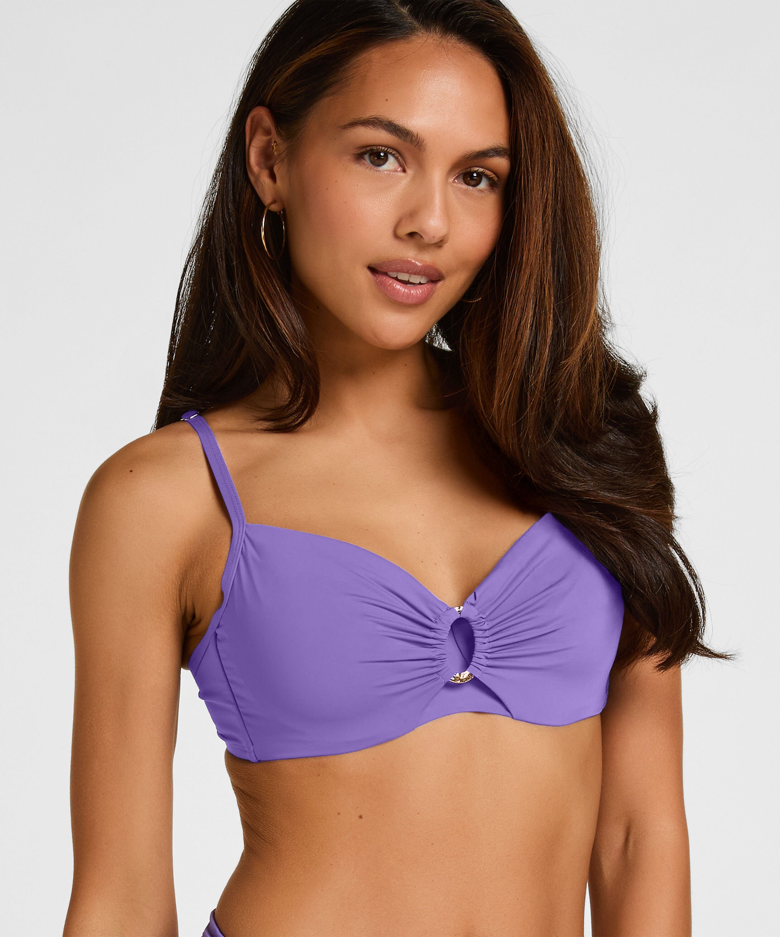 Haut de bikini à armatures non préformé Luxe, Violet