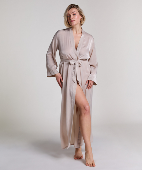Kimono Satin, Beige