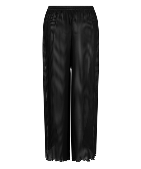 Pantalon Plisse, Noir