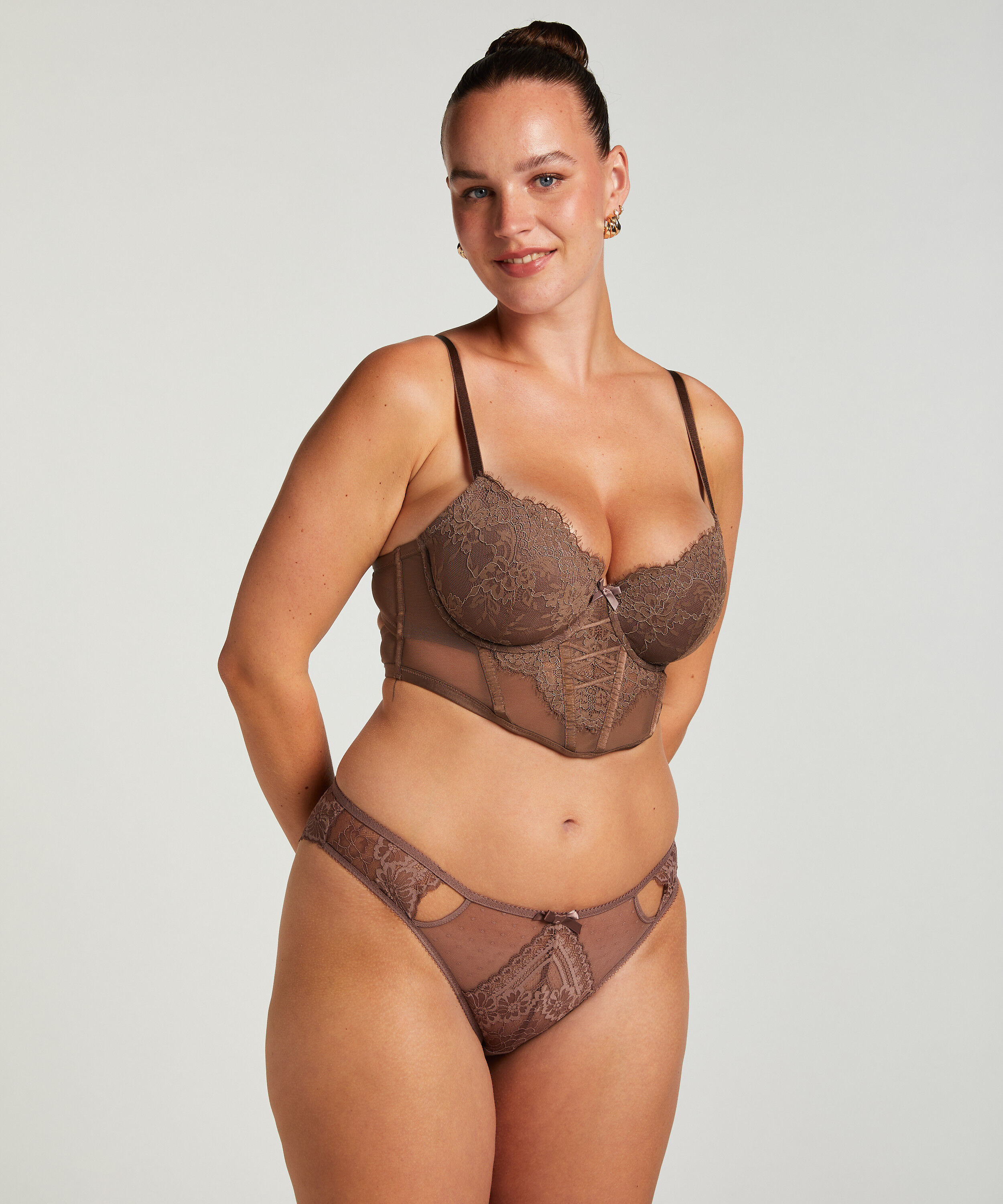 Slip br&eacute;silien Sylvie, marron