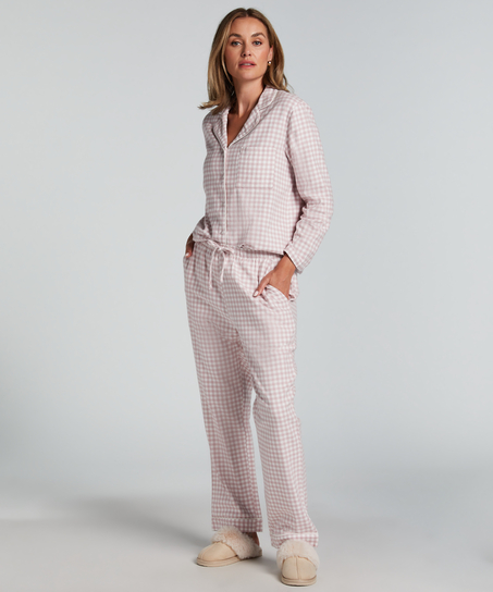 Pantalon de Pyjama Flanel, Violet