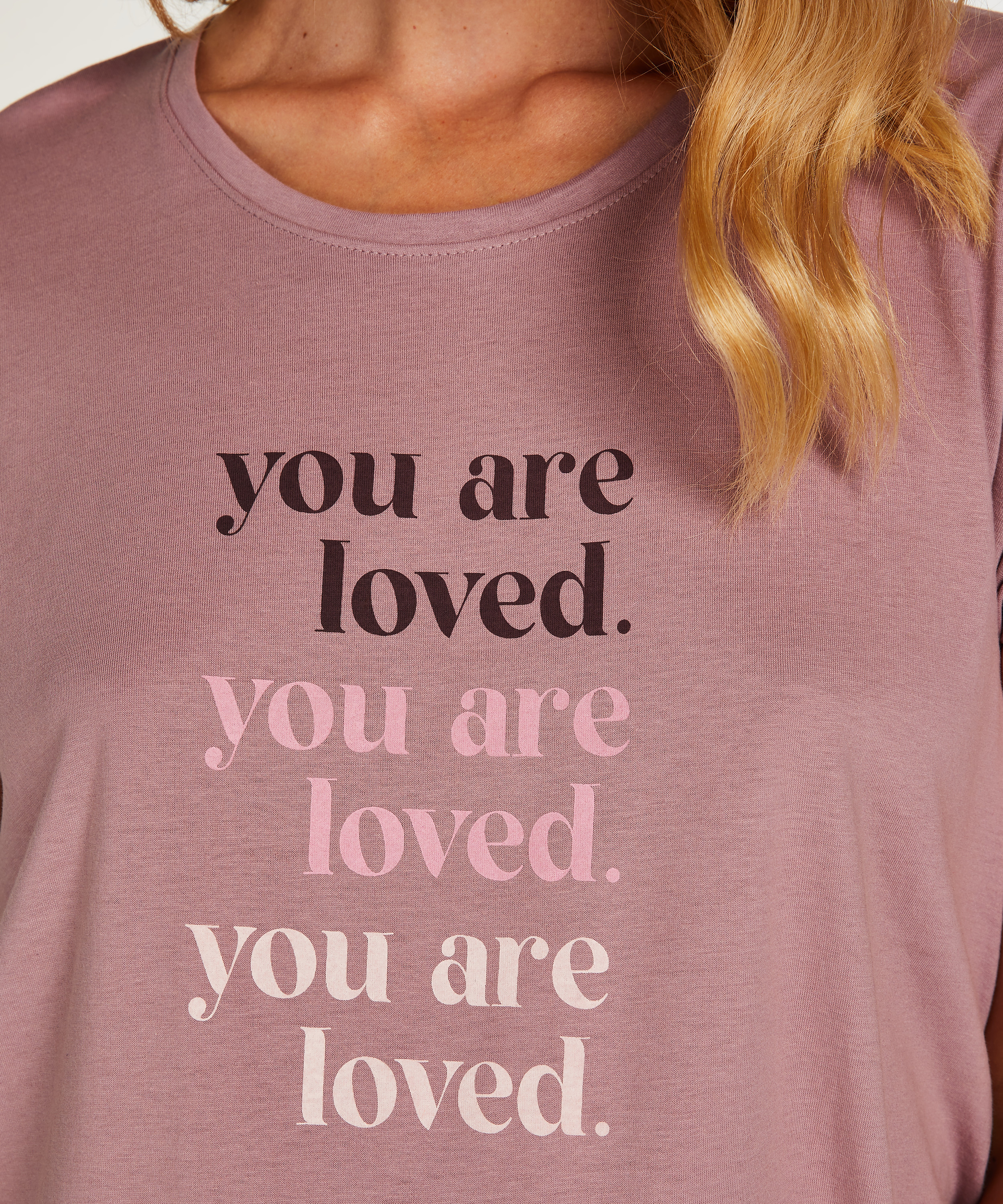 T-shirt de nuit grossesse à manches courtes, Vert, main