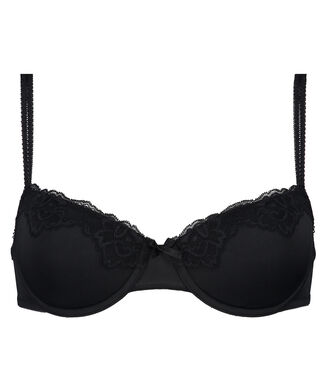 Soutien-gorge &agrave; armatures pr&eacute;form&eacute; Secret Lace, Noir