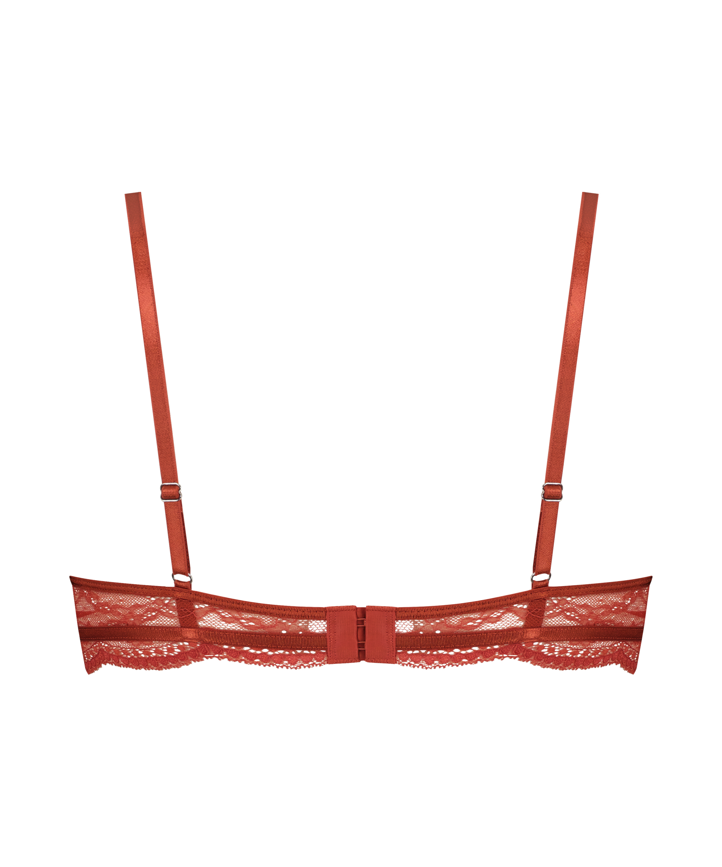 Soutien-gorge non-rembourr&eacute; &agrave; armatures Isabelle, Orange, main