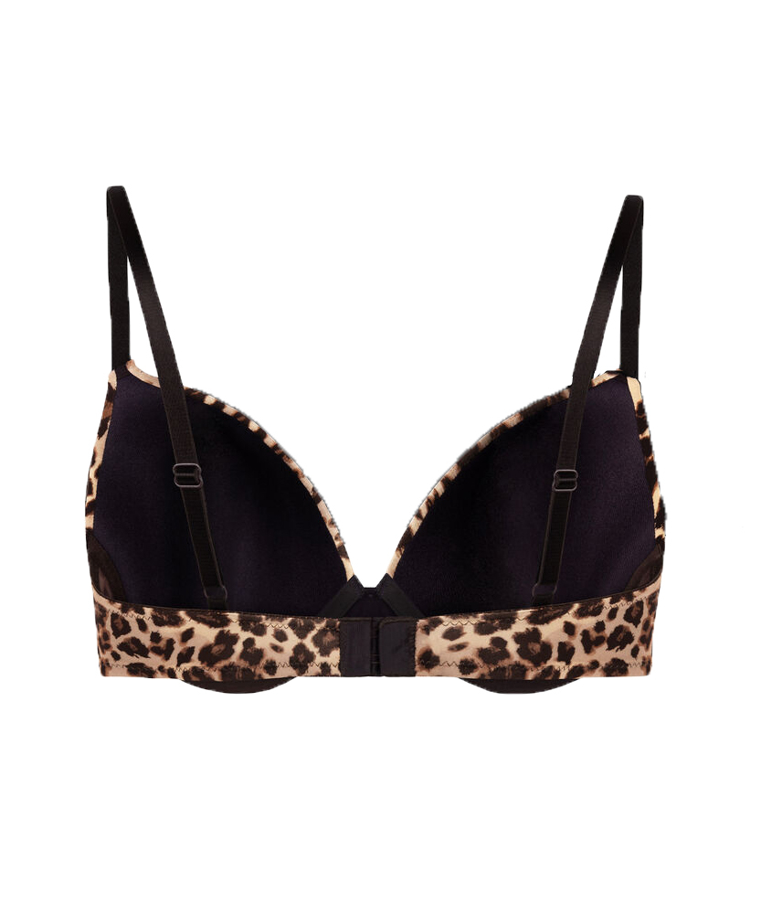 Soutien-gorge à armatures préformé Plunge, Marron, main