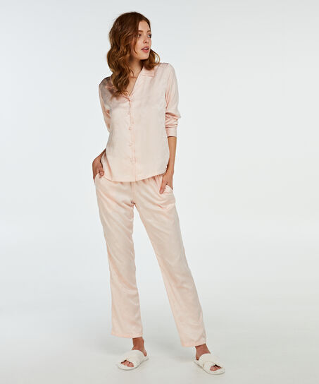 Haut de pyjama Satin, Rose