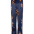 Pantalon Satin, Bleu