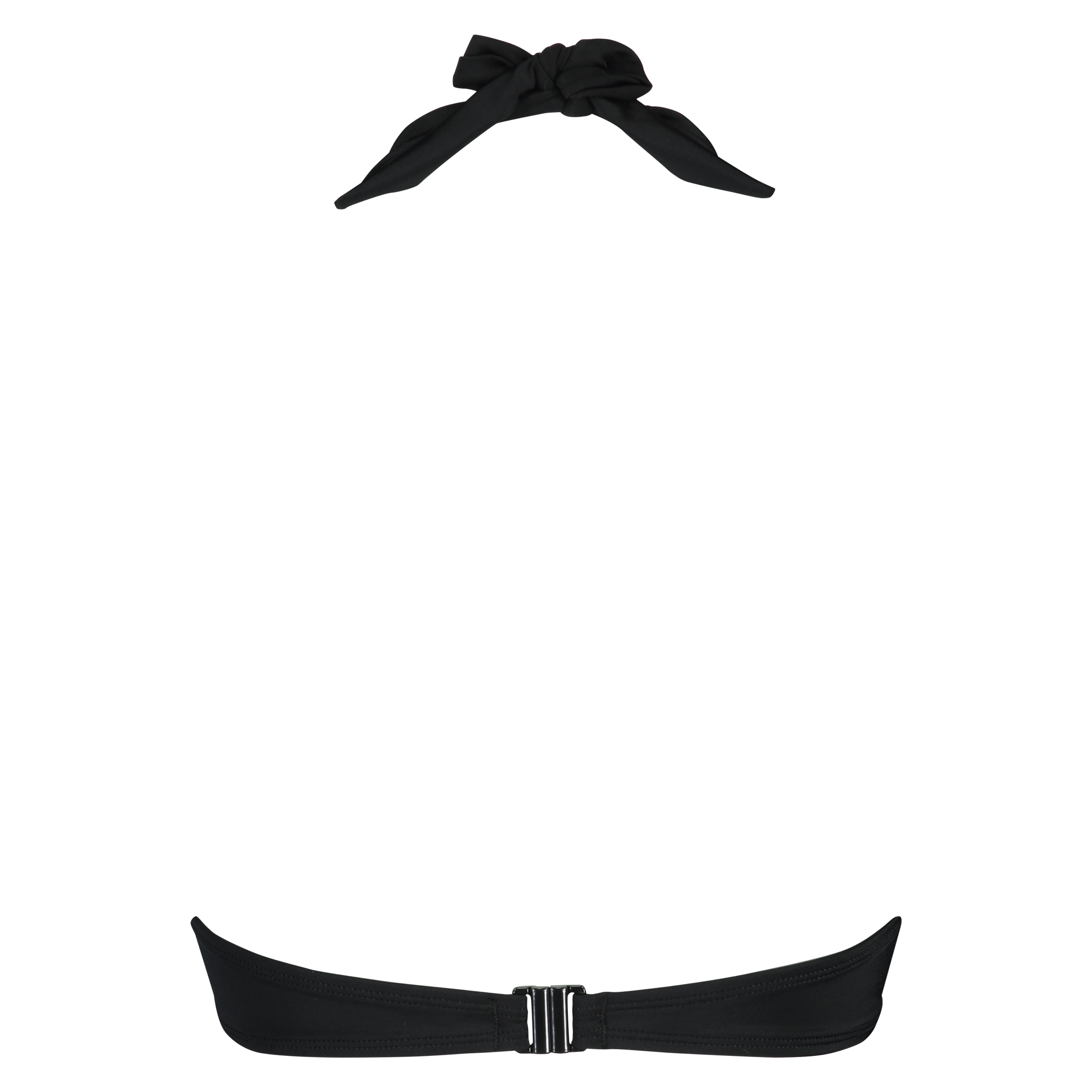 Haut de bikini préformé push-up Boho Chic, Noir, main