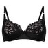 Soutien-gorge à armatures préformé Poppy, Noir