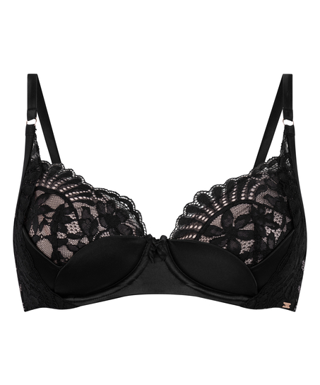 Soutien-gorge à armatures préformé Poppy, Noir